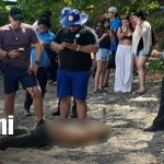 Foto: Segunda víctima por sumersión en la Laguna de Apoyo/TN8