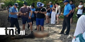 Foto: Segunda víctima por sumersión en la Laguna de Apoyo/TN8