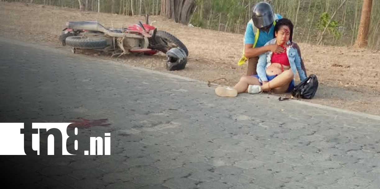 Foto: Fuerte accidente de tránsito en Rivas / TN8