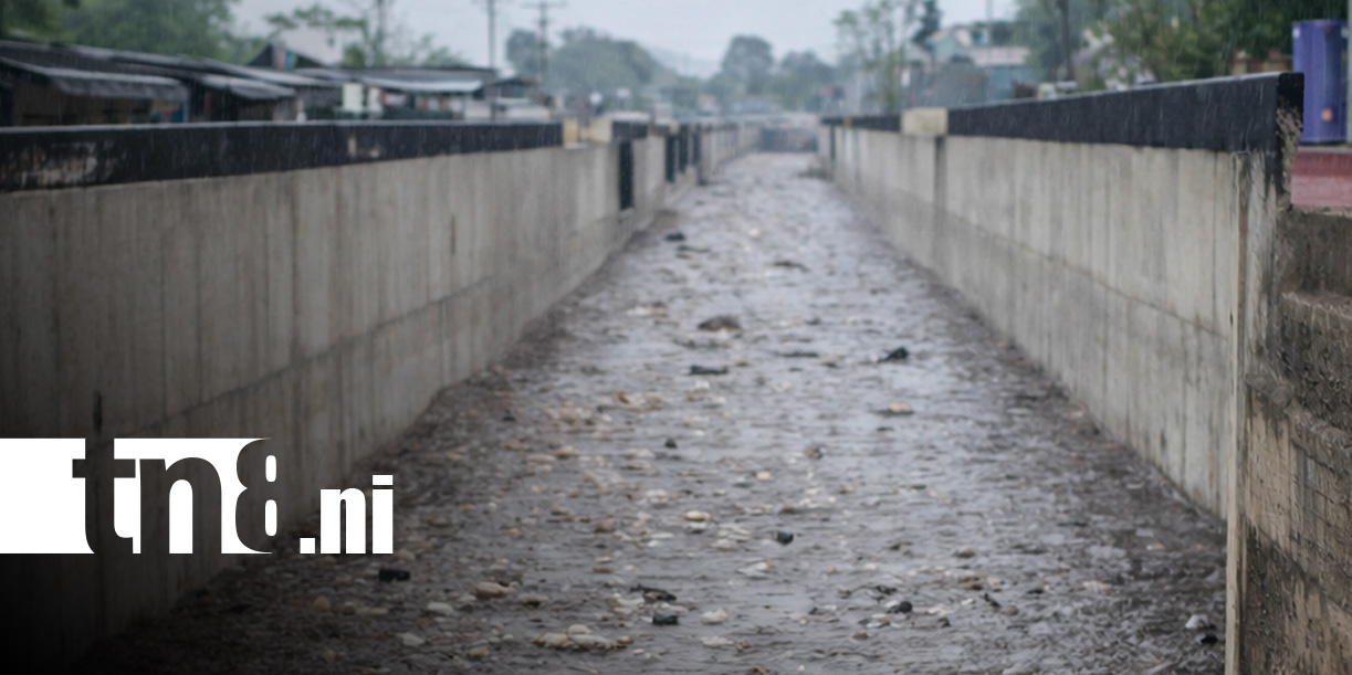 Foto: Fuerte lluvia en Managua a finales de abril / TN8