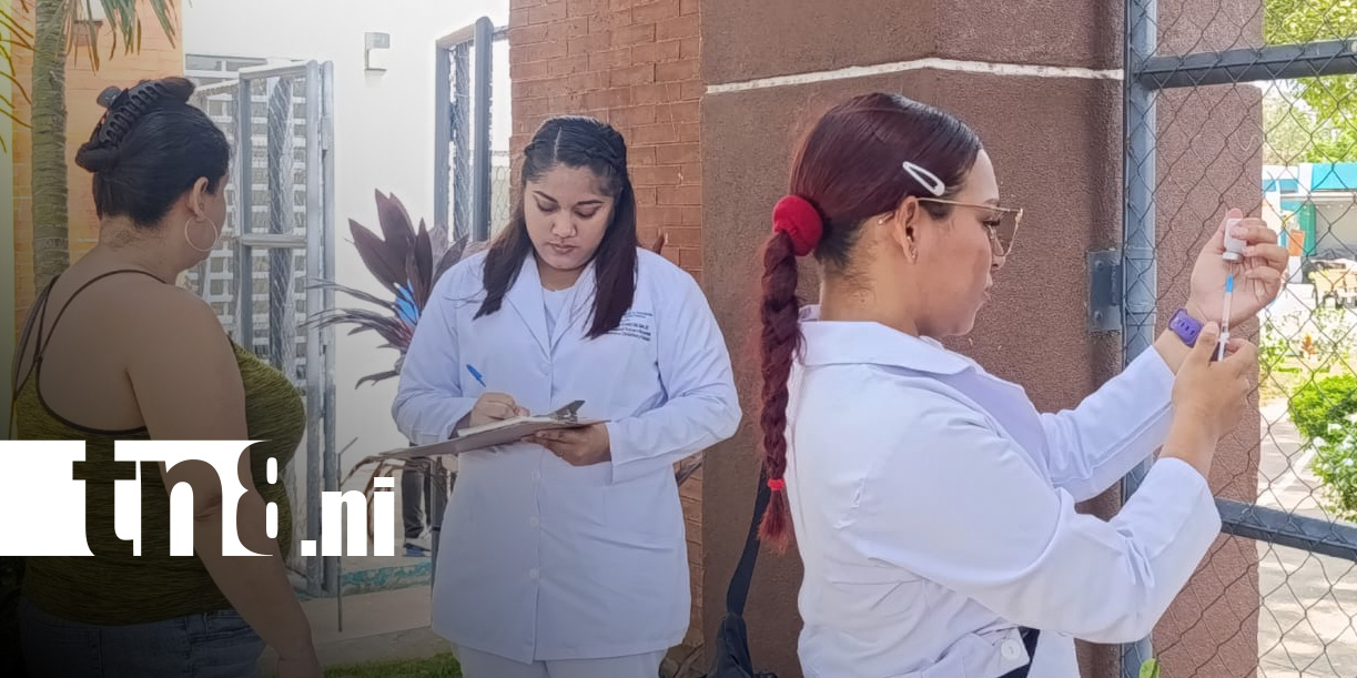 Foto: Vacunación continúa por toda Managua / TN8