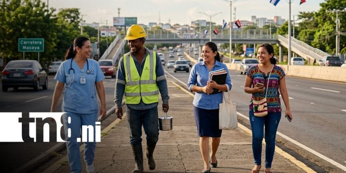 Foto: Representación gráfico de trabajadores en Nicaragua Foto: Representación gráfico de trabajadores en Nicaragua