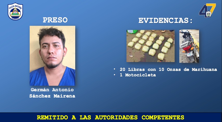 Foto: Incautación de drogas en Chinandega