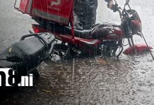 Foto: Fuerte lluvia en Managua a finales de abril / TN8