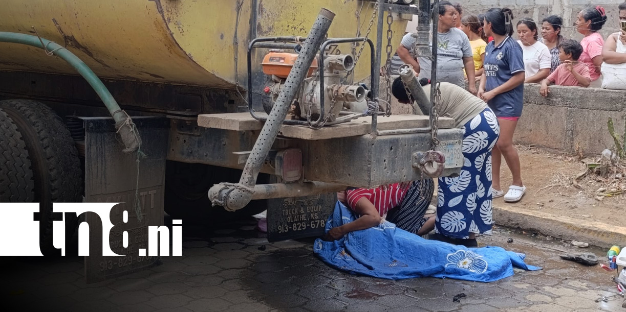 Foto: Mortal accidente con cisterna en San Benito, Managua / TN8