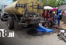 Foto: Mortal accidente con cisterna en Managua / TN8