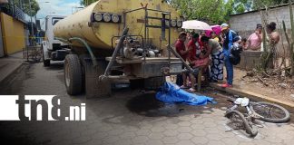 Foto: Mortal accidente con cisterna en Managua / TN8