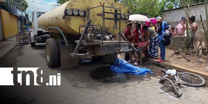 Foto: Mortal accidente con cisterna en Managua / TN8