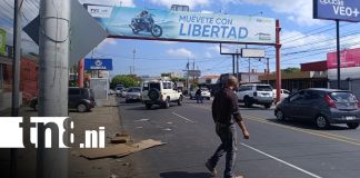Foto: Fuerte accidente de tránsito en semáforos de Lozelsa, Managua / TN8