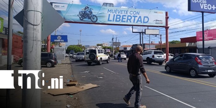 Foto: Fuerte accidente de tránsito en semáforos de Lozelsa, Managua / TN8 Foto: Fuerte accidente de tránsito en semáforos de Lozelsa, Managua / TN8