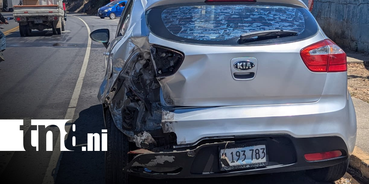 Foto: Fuerte accidente en Carretera Sur, Managua / TN8
