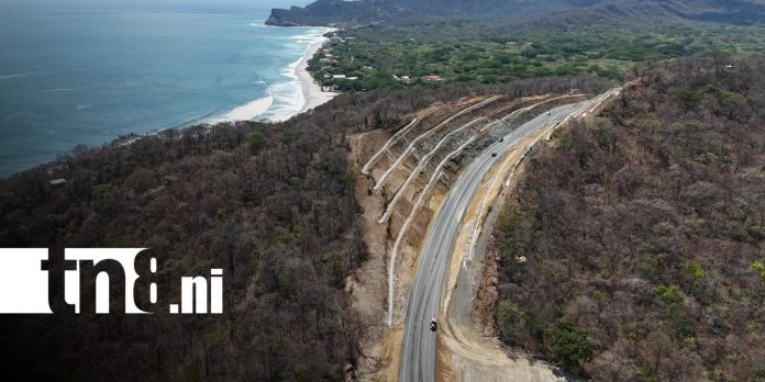 Foto: Tercer tramo de la Carretera Costanera del Pacífico de Nicaragua / TN8 Foto: Tercer tramo de la Carretera Costanera del Pacífico de Nicaragua / TN8