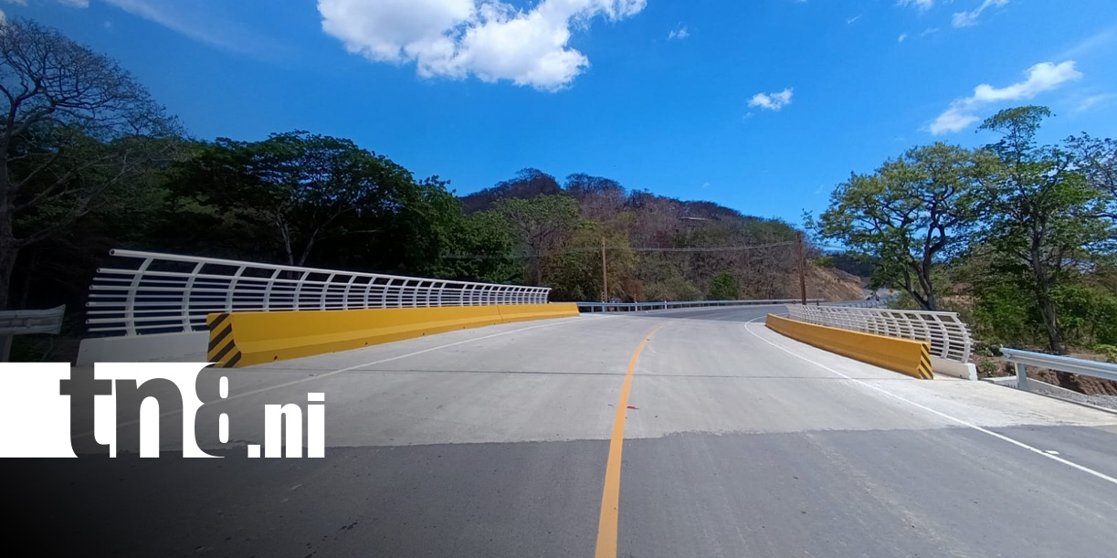 Foto: Tercer tramo de la Carretera Costanera del Pacífico de Nicaragua / TN8