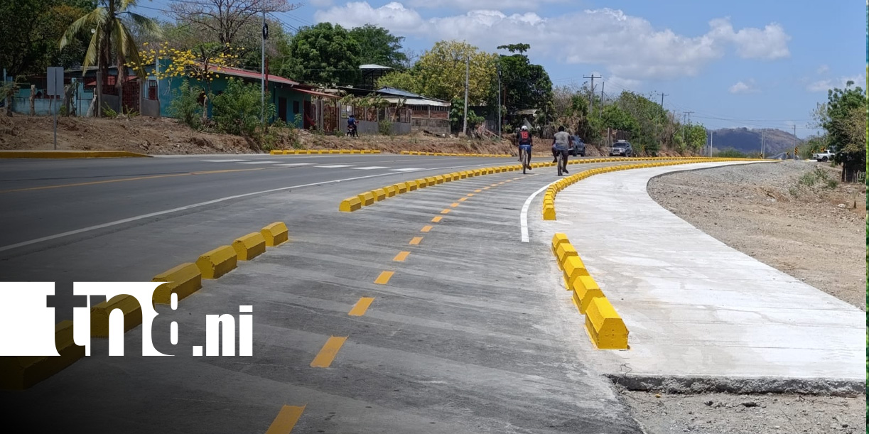 Foto: Tercer tramo de la Carretera Costanera del Pacífico de Nicaragua / TN8
