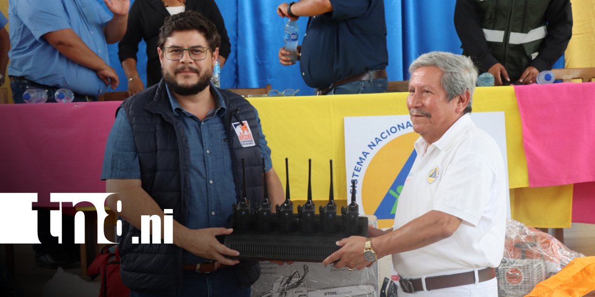Foto: SINAPRED entrega equipos a brigadas del Caribe Norte / TN8