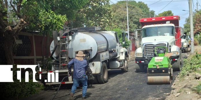 Foto: Calles para el Pueblo en Anexo Villa Libertad, Managua / TN8 Foto: Calles para el Pueblo en Anexo Villa Libertad, Managua / TN8