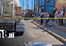 Tragedia vial: Furgón apaga una vida en El Crucero, Managua Foto: Mortal accidente de tránsito en El Crucero, Managua / TN8