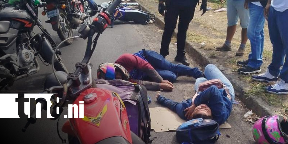 Foto: Accidente de tránsito en San Judas, Managua / TN8