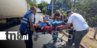 Foto: Accidente de tránsito en San Judas, Managua / TN8