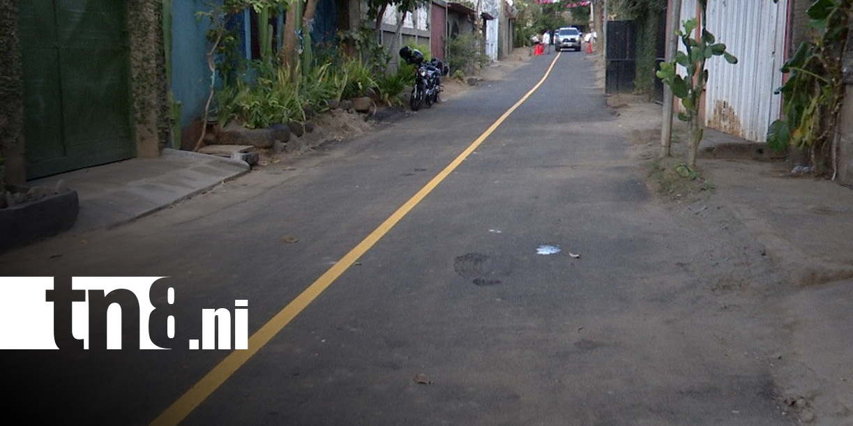 Foto: Mejoramiento vial en Managua / TN8
