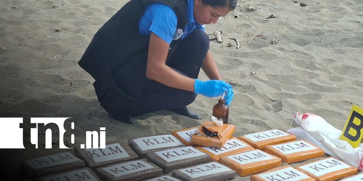 Foto: Incautación de cocaína en San Rafael del Sur, Managua / TN8