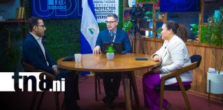 Foto: Estudio TN8 con el tema del Foro de Economía Creativa en Nicaragua / TN8