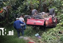 Dos fallecidos, entre ellos un menor, en fatal accidente en San Sebastián de Yalí Foto: Fatal accidente de tránsito en San Sebastián de Yalí, Jinotega / TN8