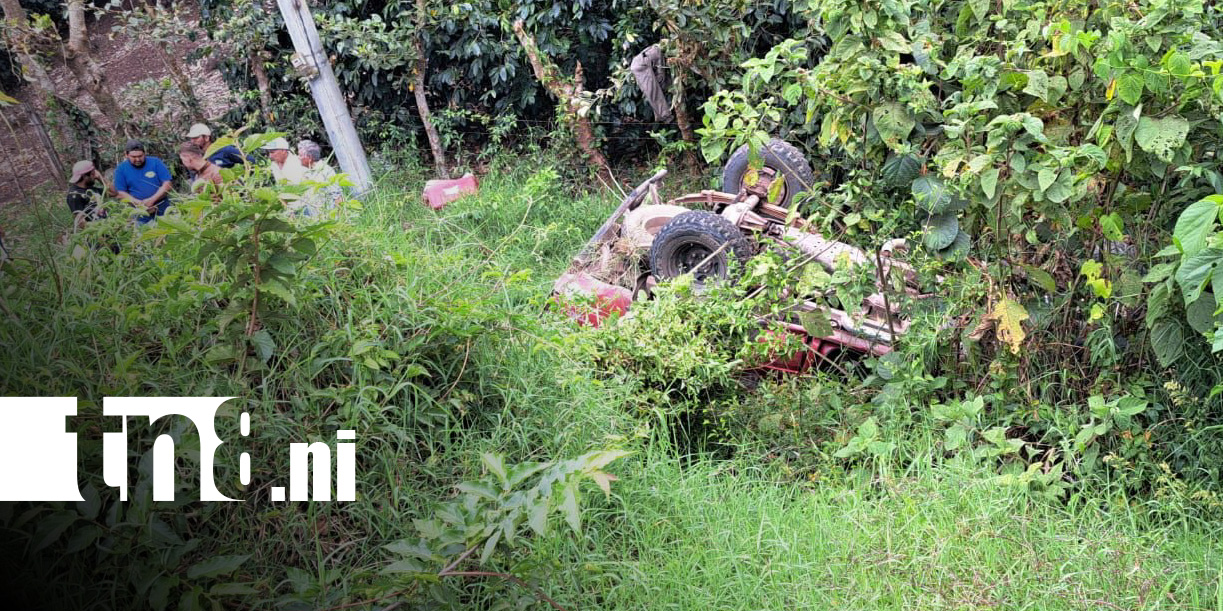 Foto: Fatal accidente de tránsito en San Sebastián de Yalí, Jinotega / TN8