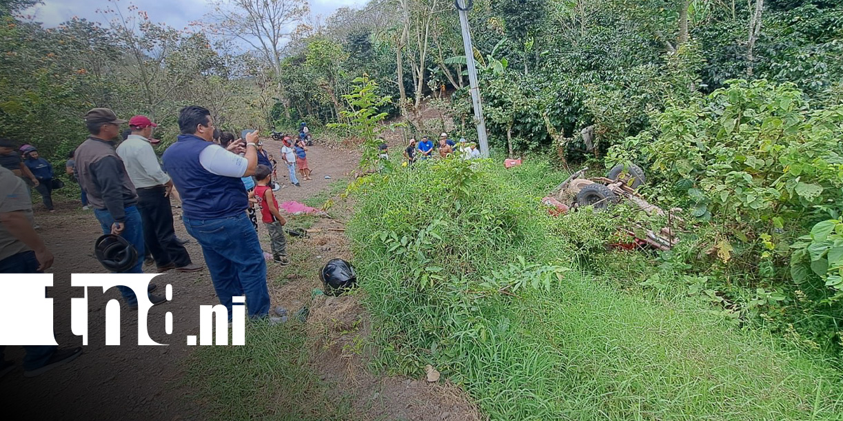 Foto: Fatal accidente de tránsito en San Sebastián de Yalí, Jinotega / TN8