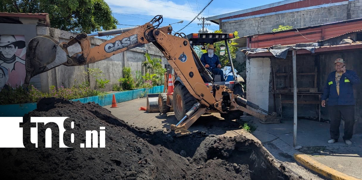 Foto: Solución a problemática sanitaria en el barrio Acahualinca, Managua / TN8