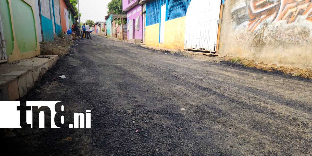 Foto: Calles nuevas cambian por completo el barrio Francisco Salazar/ TN8 