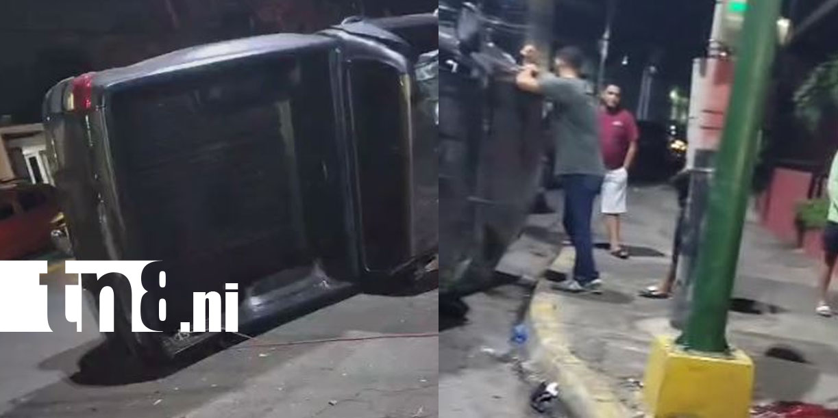 Foto: Doble accidente sacude Managua y moviliza a equipos de emergencia/TN8