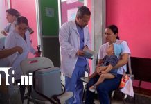 Foto: Vacunación contra la fiebre amarilla en San Judas, Managua / TN8