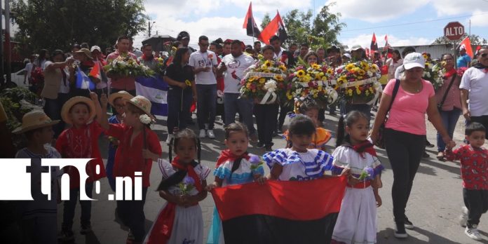 Foto: Homenaje a héroes y mártires de Estelí / TN8