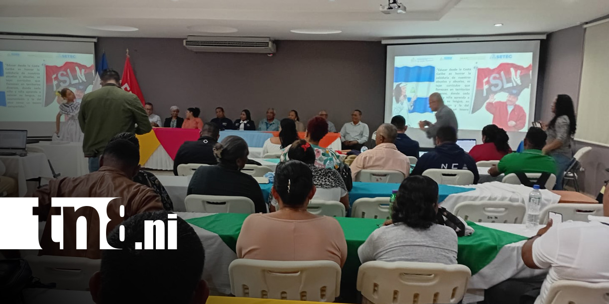Foto: Foro sobre educación bilingüe en el Caribe de Nicaragua / TN8