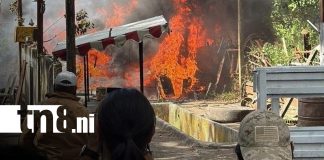 Foto: Fuerte incendio en Jinotega / TN8