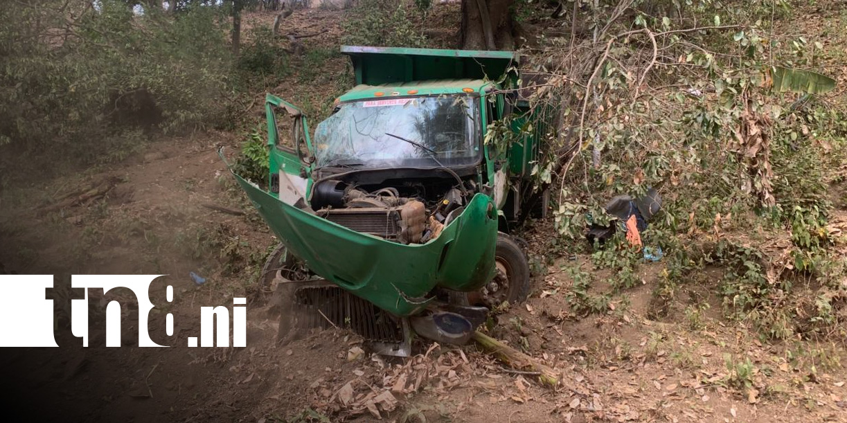 Foto: Accidente con camión de basura en Carretera Sur / TN8