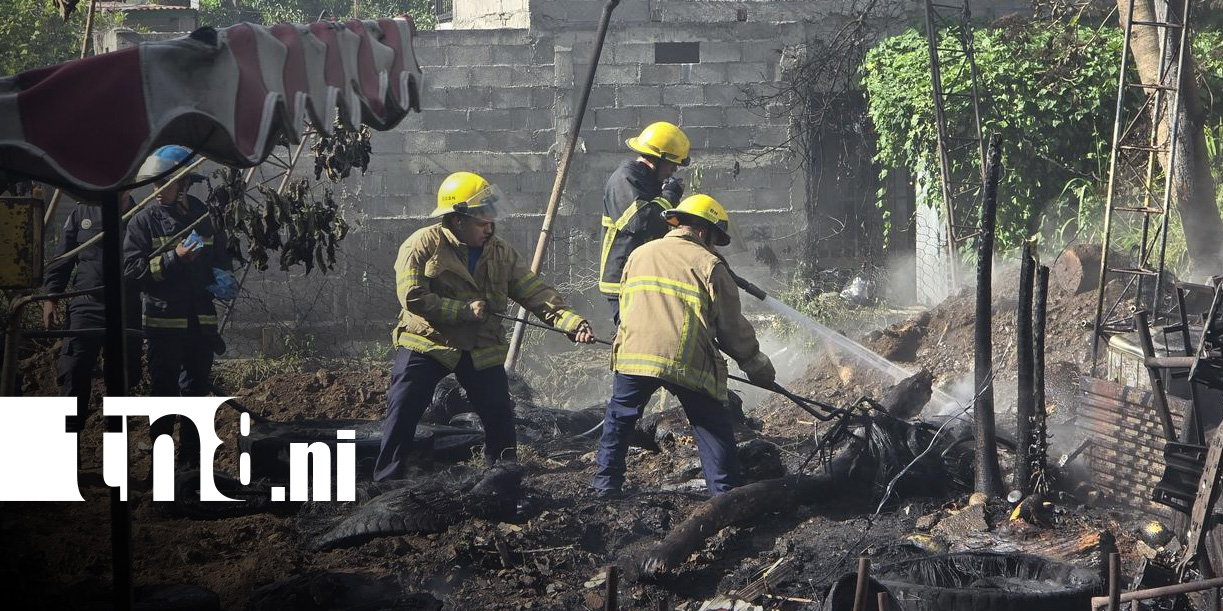 Foto: Fuerte incendio en Jinotega / TN8