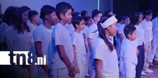 Foto: Coros estudiantiles en Nicaragua / TN8