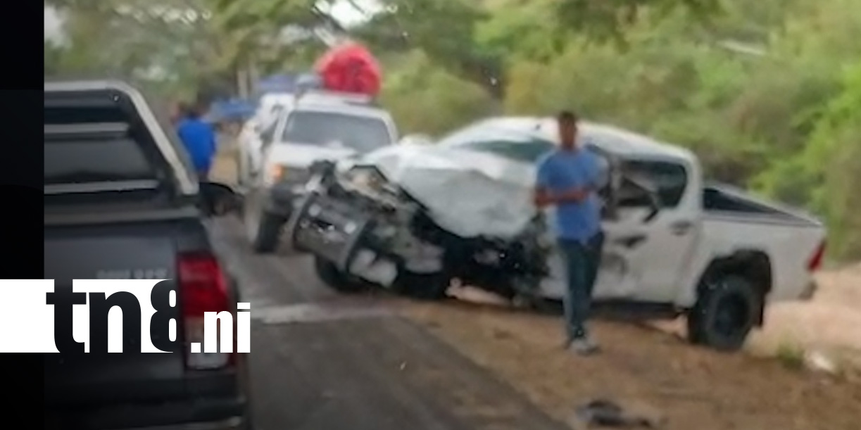 Foto: Fuerte accidente de tránsito en Matagalpa / TN8