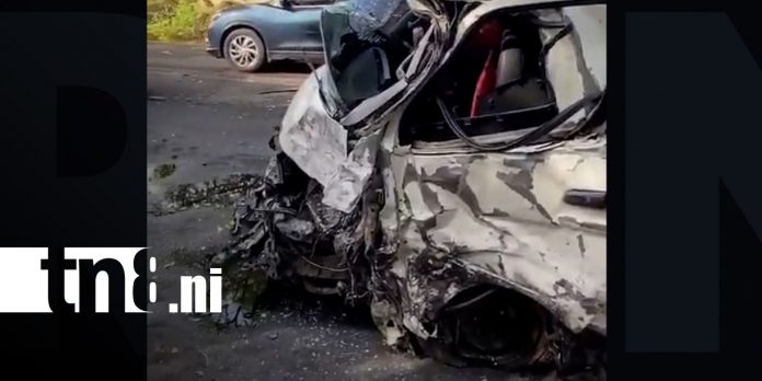 Foto: Fuerte accidente de tránsito en Matagalpa / TN8