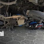 Foto: Fuerte accidente con moto en Managua / TN8