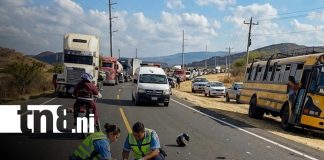 Foto: Mortal accidente de tránsito en Tipitapa / TN8