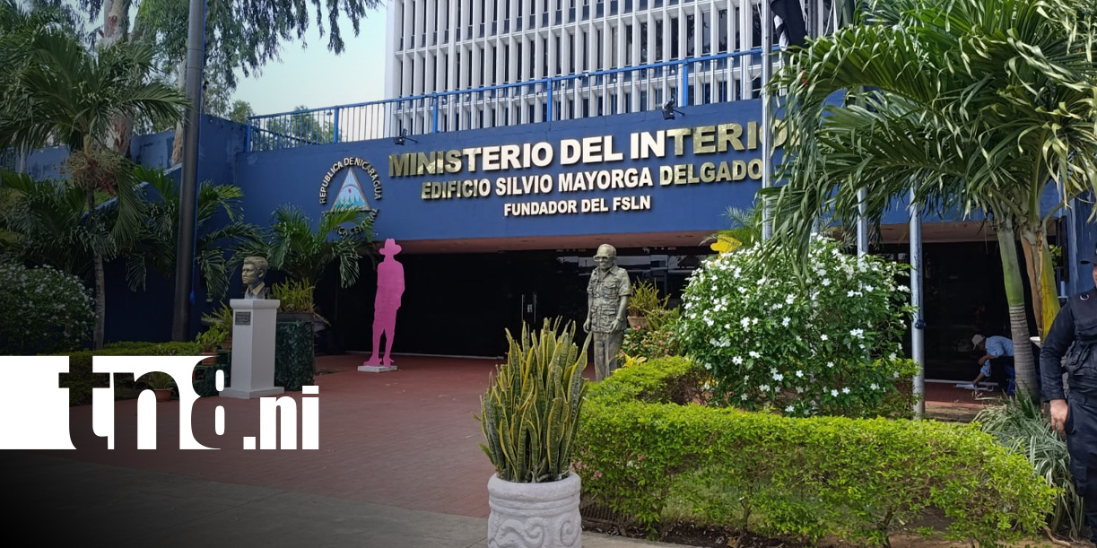 Foto: Ministerio del Interior en Nicaragua / TN8