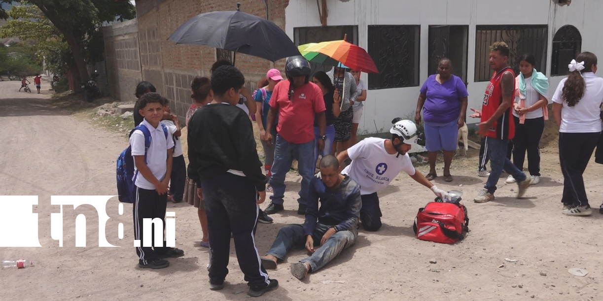 Foto: Gravemente lesionado al perder el control en Estelí /TN8