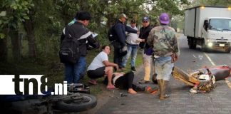 Foto: Accidente de tránsito en Nueva Segovia / TN8