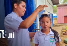 Campaña “Todos Sin Diabetes” llega a centro escolar en Nindirí Foto: Brigadistas del MINSA en campaña Todos Sin Diabetes desde Nindirí / TN8