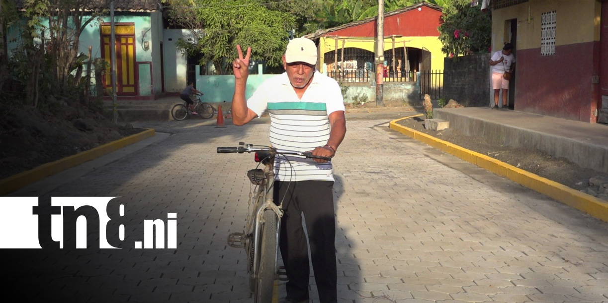 Foto: Nuevas calles en Altagracia, Isla de Ometepe / TN8