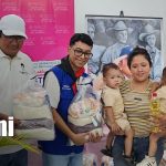 Foto: Entrega de paquetes alimenticios en Managua / TN8