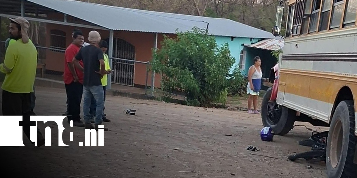 Foto: Accidente de tránsito en Villa El Carmen, Managua / TN8